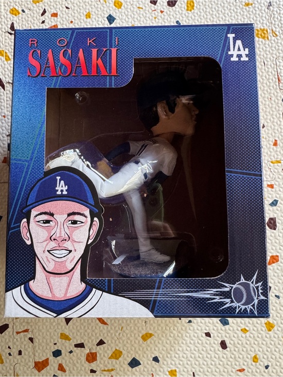 Other - Roki Sasaki LA Dodgers Bobblehead - Blue & White